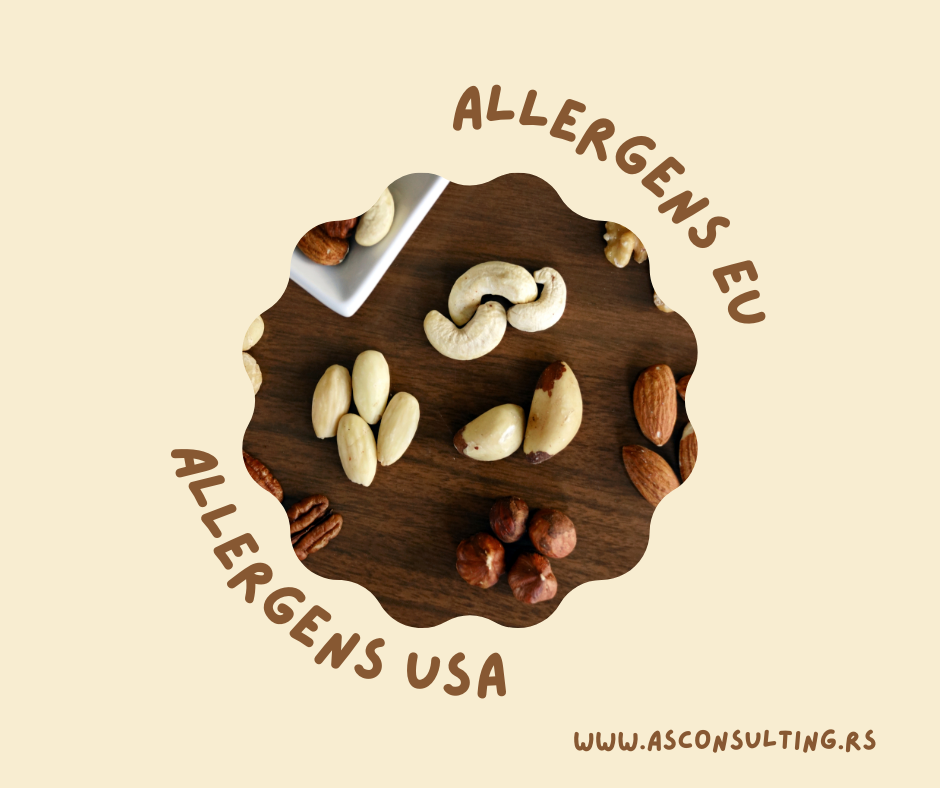 <strong>ALLERGENS – DIFFERENCES IN EU/US LEGAL REQUIREMENTS</strong>