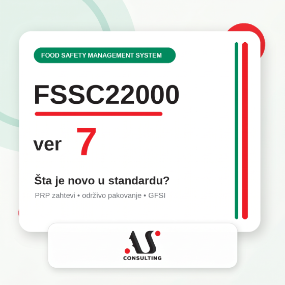 FSSC 22000 verzija 7: šta je novo i kako se pripremiti za prelazak